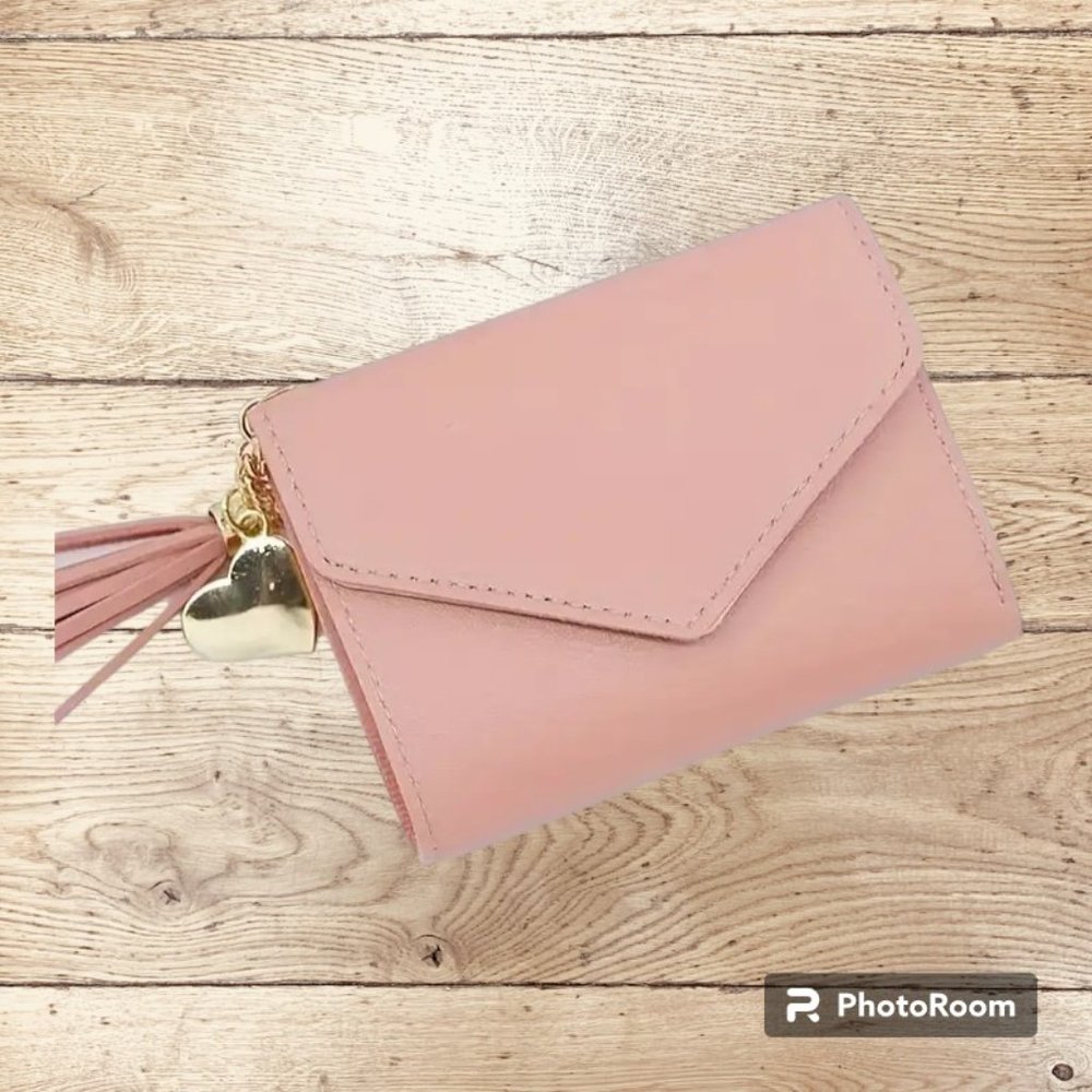 Pink Tassel Coin Purse Mini Wallet New